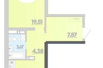 Фото №1: 1-комнатная квартира 47 м² - Майкоп, ул. Михайлова, 7