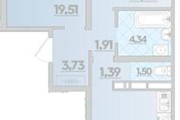 Фото №1: 2-комнатная квартира 64 м² - Майкоп, ул. Михайлова, 7