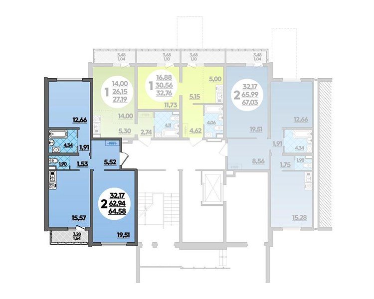 Фото №8: 1-комнатная квартира 32 м² - Майкоп, ул. Михайлова, 7