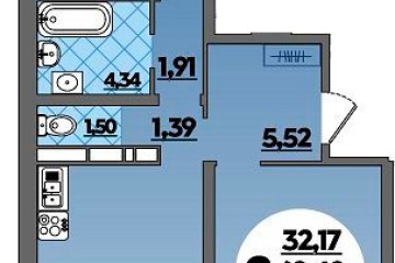 Фото №1: 2-комнатная квартира 64 м² - Майкоп, ул. Михайлова, 7