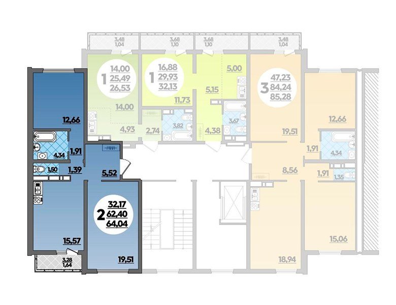 Фото №8: 3-комнатная квартира 85 м² - Майкоп, ул. Михайлова, 7
