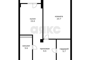 Фото №2: 1-комнатная квартира 59 м² - Краснодар, мкр. Центральный, ул. Кубанская набережная, 31/1