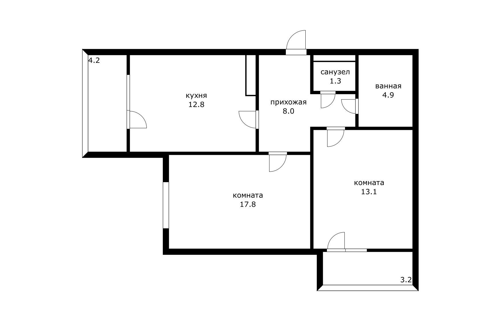 Фото №19: 2-комнатная квартира 65 м² - Краснодар, ул. Героя Владислава Посадского, 17