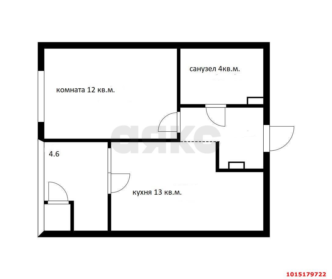 Фото №15: 1-комнатная квартира 35 м² - Краснодар, Образцово, ул. Адмирала Макарова, 5