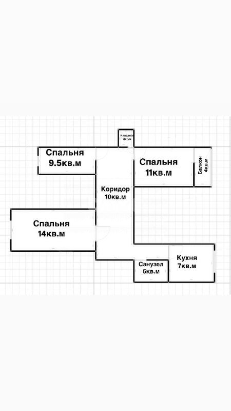 Фото №11: 3-комнатная квартира 63 м² - Майкоп, ул. Лесная, 5