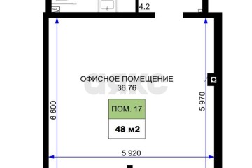 Фото №3: Торговое помещение 48 м² - Краснодар, мкр. жилой комплекс Дыхание, ул. Лётчика Позднякова, 2к24