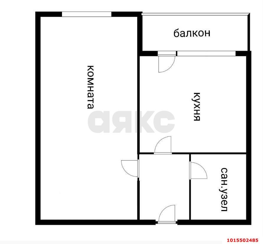 Фото №12: 1-комнатная квартира 38 м² - Краснодар, Восточно-Кругликовский, ул. Героев-Разведчиков, 26