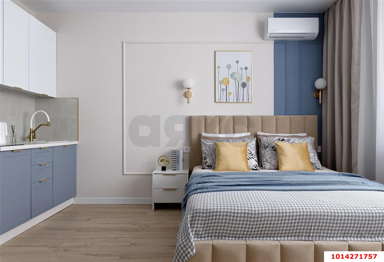 Фото №4: Студия 25 м² - Краснодар, жилой комплекс Дыхание, ул. Лётчика Позднякова, 2к17