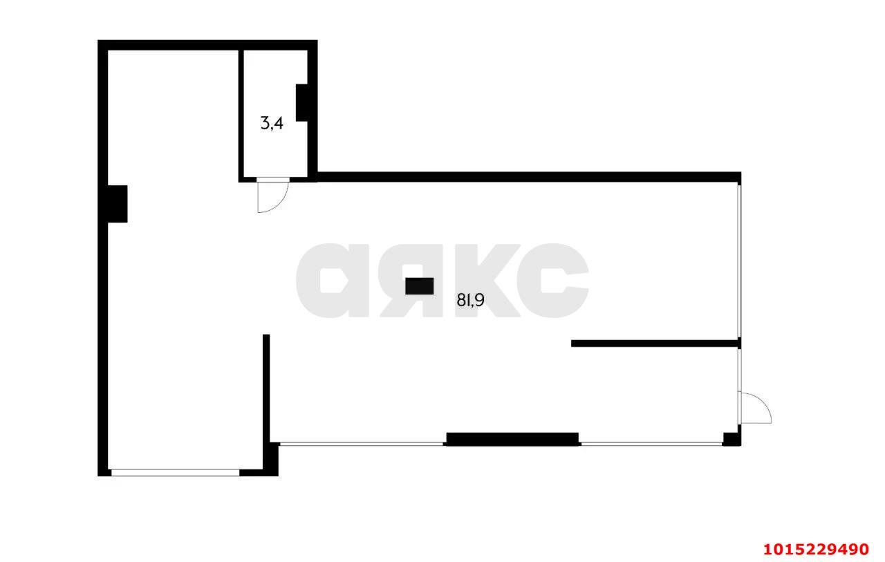 Фото №11: Торговое помещение 86 м² - Краснодар, жилой комплекс Альпы, ул. Командорская, 6к1