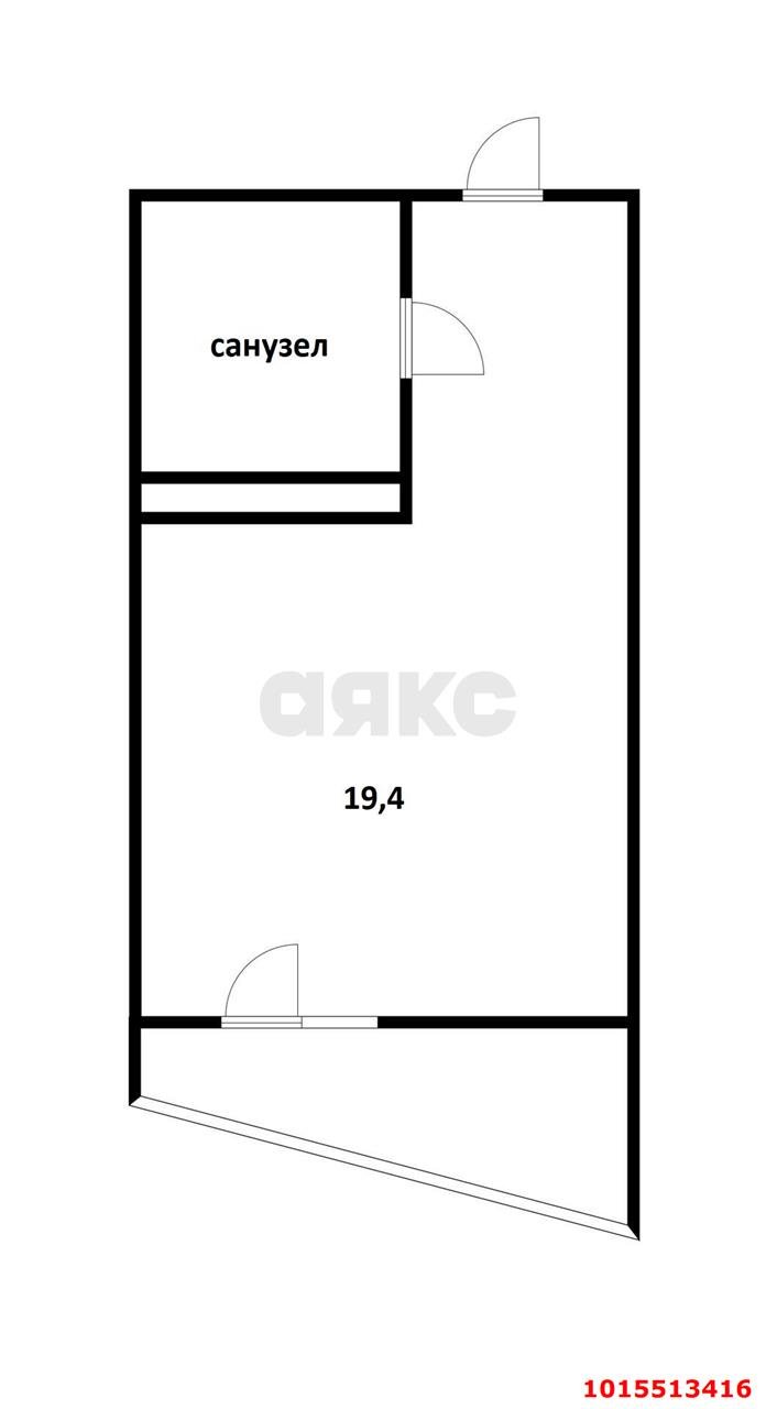 Фото №10: Студия 22 м² - Краснодар, ЖК Гарантия, Прикубанский внутригородской округ, Панорама, мкр. жилой комплекс Гарантия, ул. Восточно-Кругликовская, 42/3к2