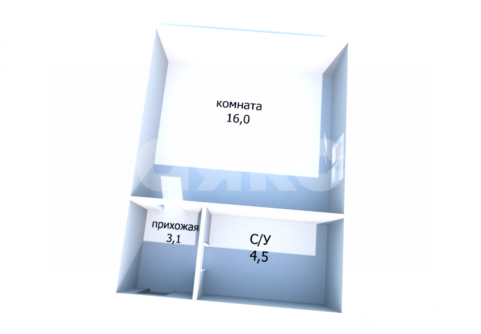 Фото №6: Студия 23 м² - Анапа, Алексеевка, ул. Ленинградская, 54