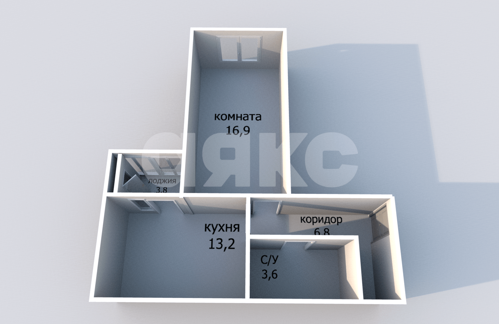 Фото №27: 1-комнатная квартира 44 м² - Анапа, жилой комплекс Парковый, ул. Парковая, 79к1