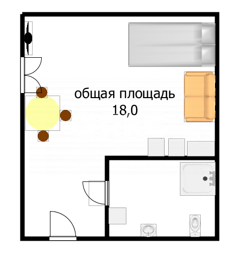 Фото №14: Студия 18 м² - Анапа, ул. Буковая, 15
