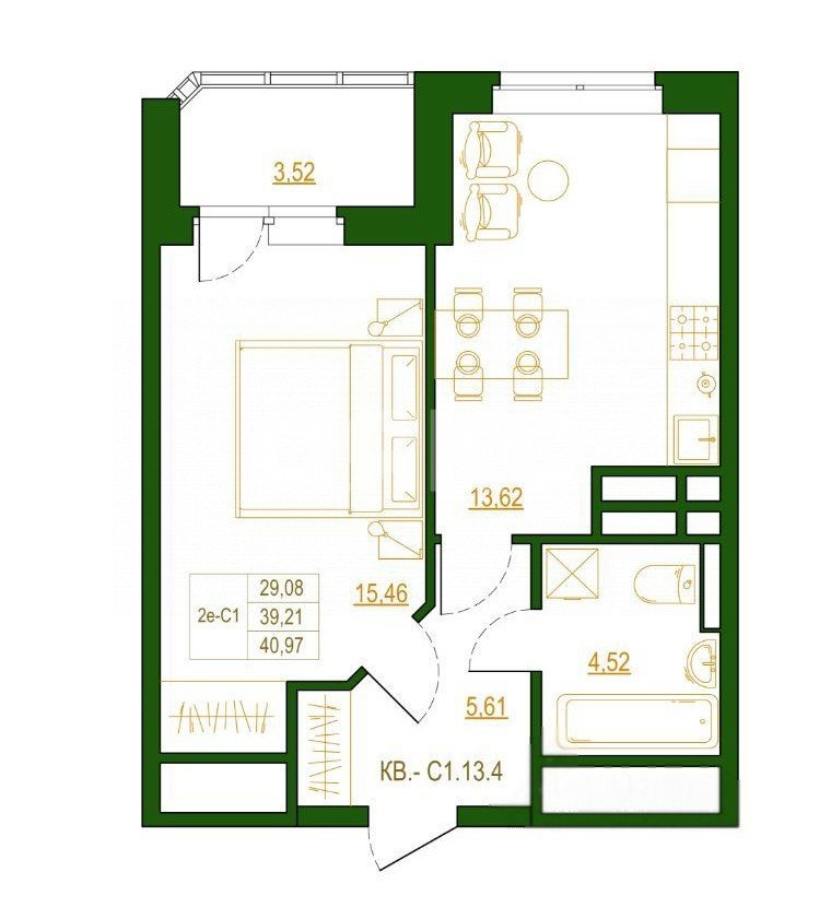 Фото №11: 1-комнатная квартира 41 м² - Ростов-на-Дону, Берберовка, ул. Горсоветская, 77