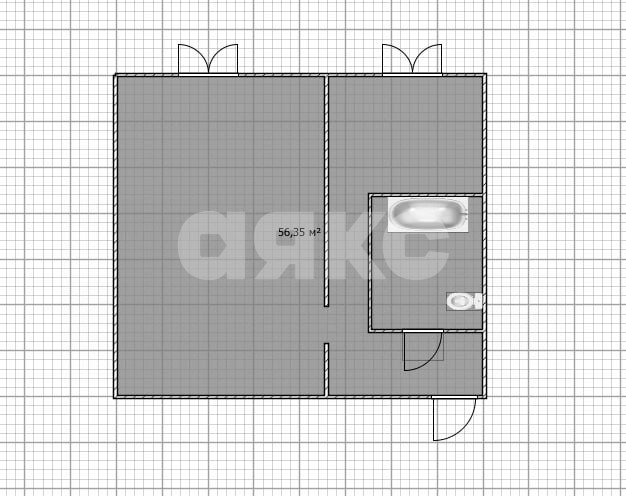 Фото №8: 1-комнатная квартира 30 м² - Воскресенск, Центральный, ул. Менделеева, 22