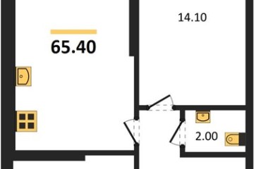 Фото №1: 2-комнатная квартира 65 м² - Краснодар, мкр. жилой комплекс Рекорд, ул. Новороссийская, 102И