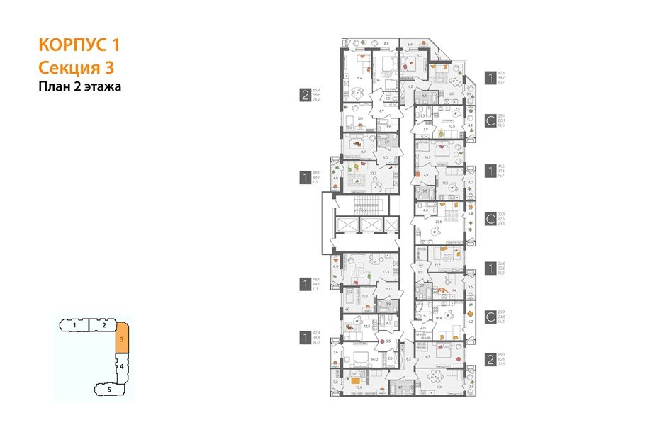 Фото №8: 1-комнатная квартира 41 м² - Краснодар, ЖК Рекорд, Карасунский внутригородской округ, Центральный внутригородской округ, Черёмушки, мкр. жилой комплекс Рекорд, ул. Новороссийская, 102И