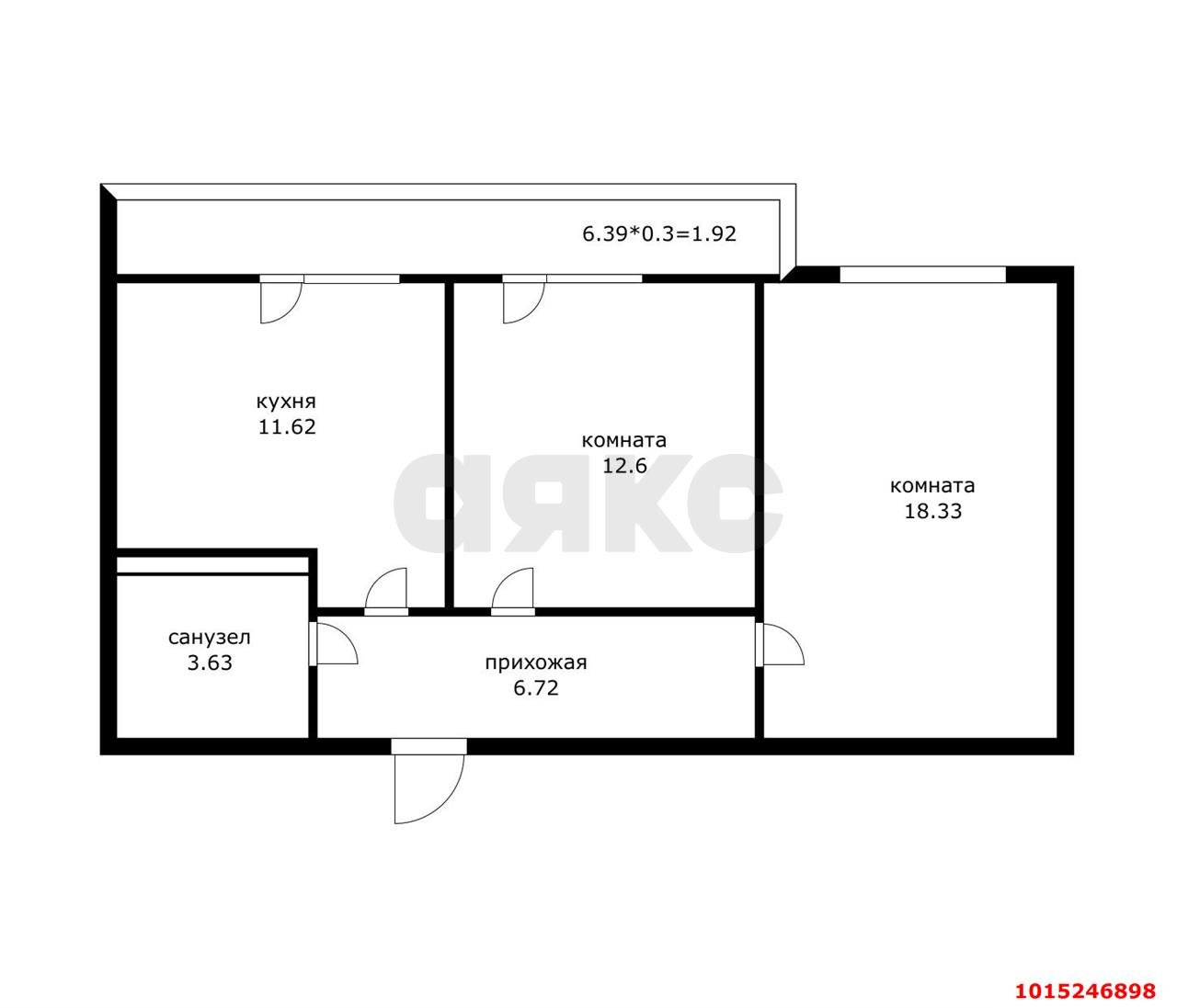 Фото №1: 2-комнатная квартира 52 м² - Краснодар, жилой комплекс Краски, ул. Краеведа Соловьёва, 6