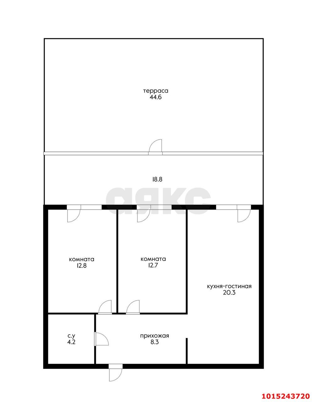 Фото №15: 2-комнатная квартира 120 м² - Краснодар, жилой комплекс Самолёт-6, ул. Ивана Беличенко, 86к1