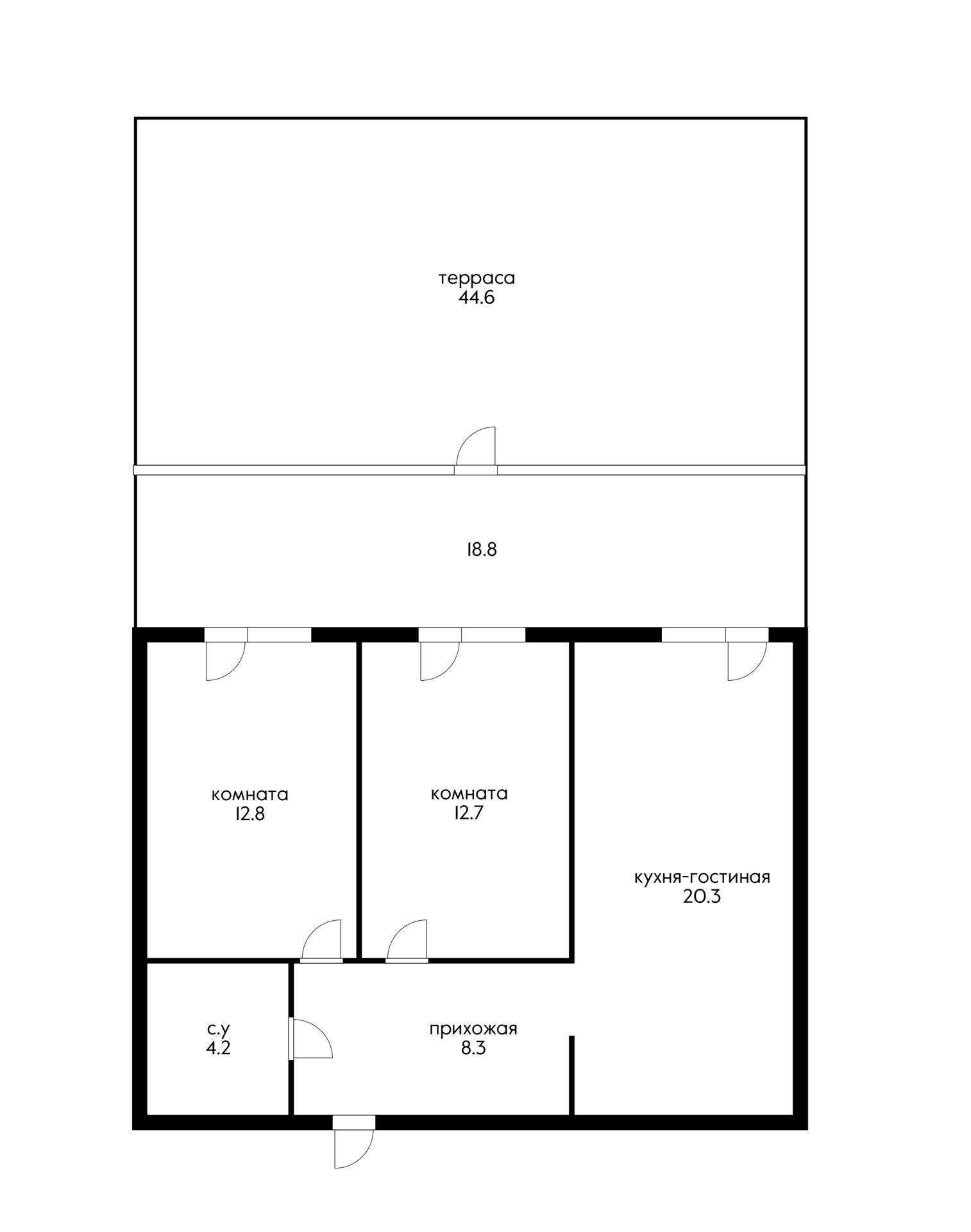 Фото №15: 2-комнатная квартира 120 м² - Краснодар, Прикубанский внутригородской округ, мкр. жилой комплекс Самолёт-6, ул. Ивана Беличенко, 86к1