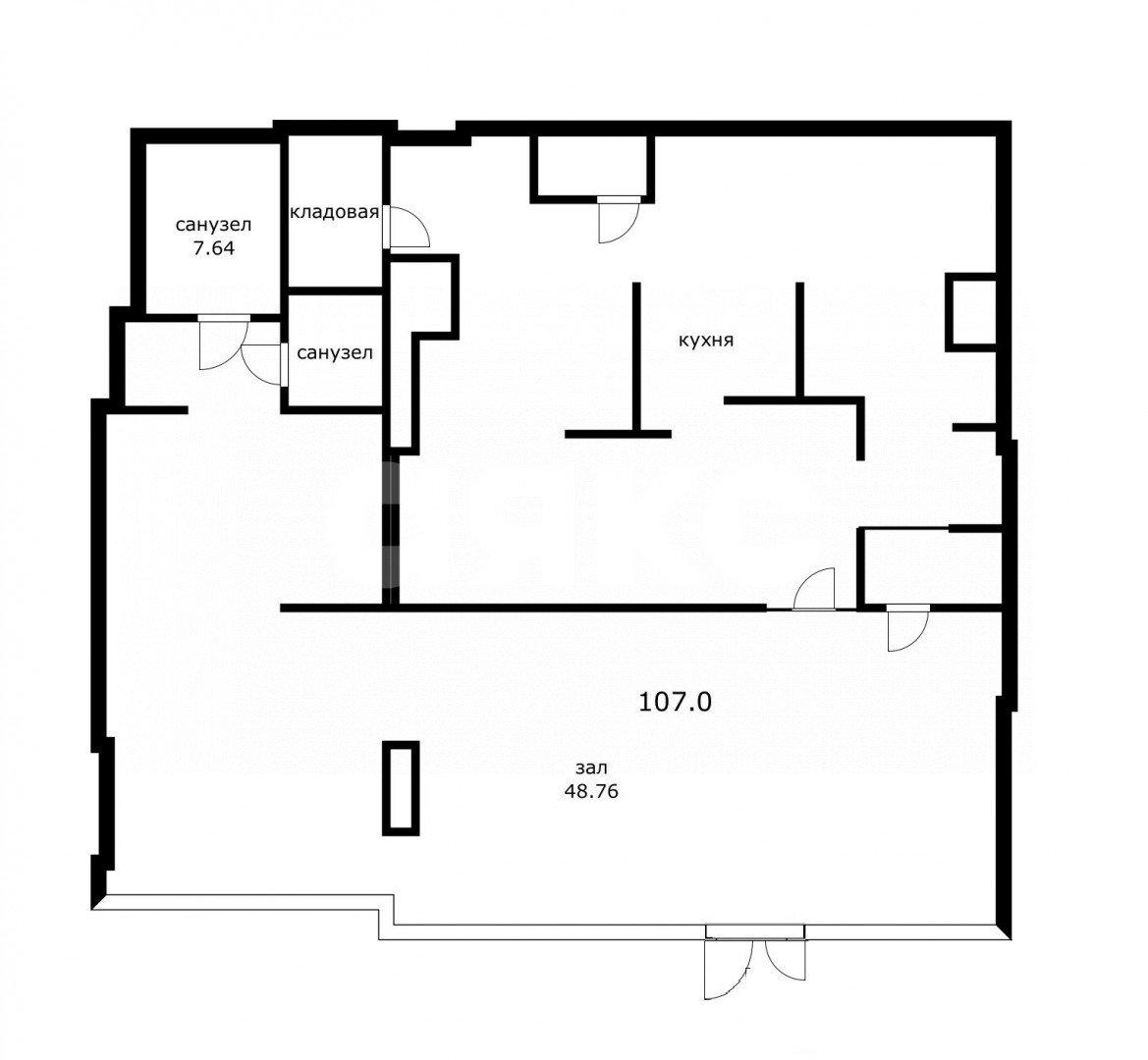 Фото №40: Коммерция 107 м² - Москва, ЖК Резиденции Архитекторов, ул. Большая Почтовая, 32к8