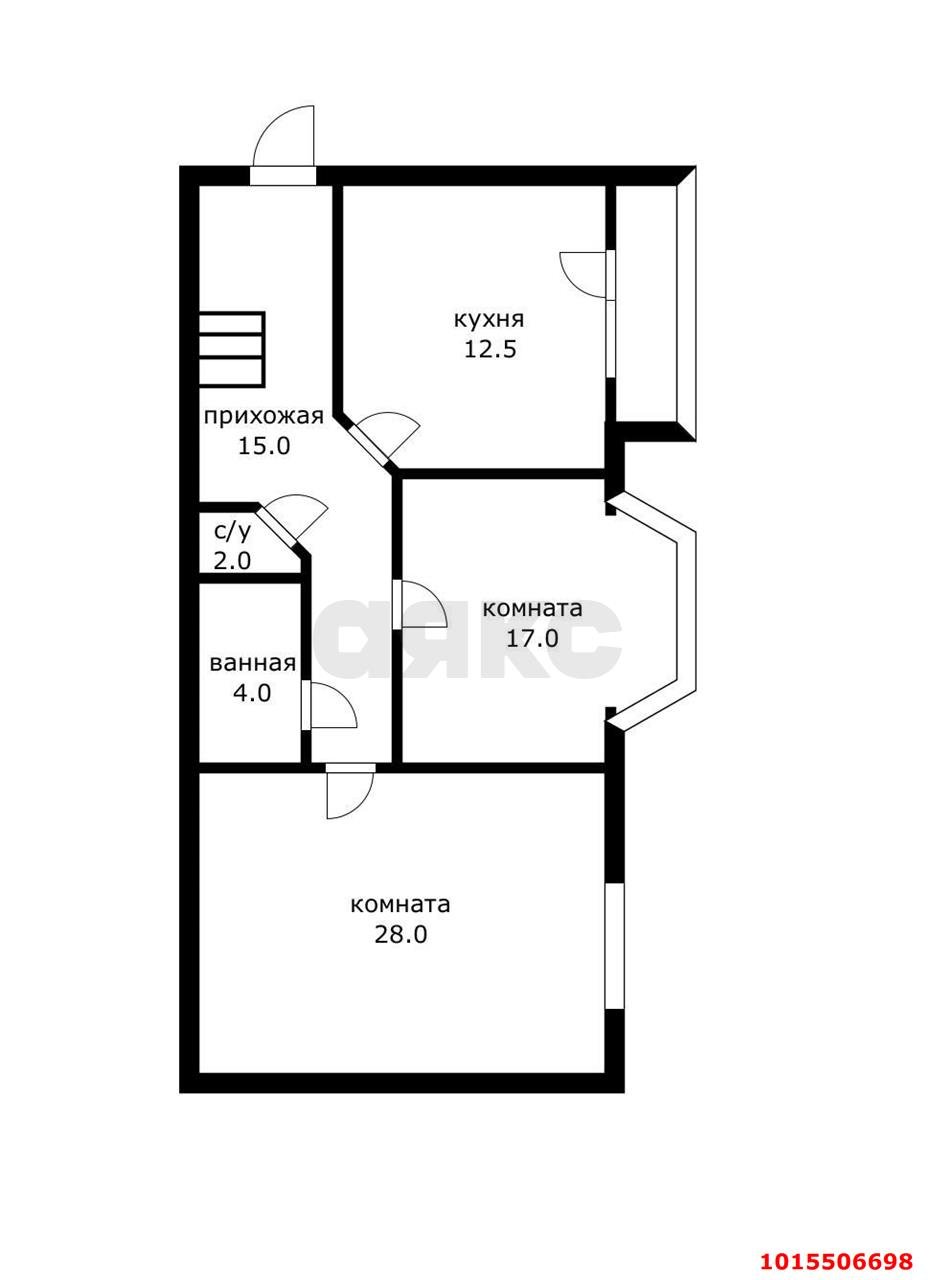 Фото №16: 2-комнатная квартира 160 м² - Краснодар, Прикубанский внутригородской округ, мкр. Отделение № 1 ОПХ Колос, ул. Кирпильская, 15