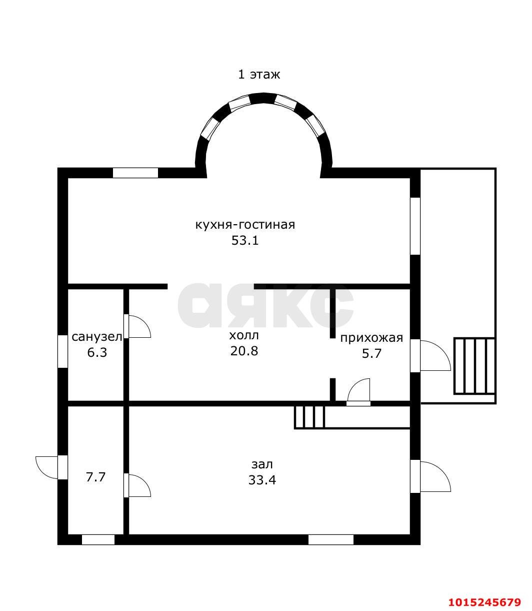 Фото №29: Дом 252 м² + 8 сот. - Краснодар, Прикубанский внутригородской округ, мкр. Горхутор, ул. Стадионная, 39