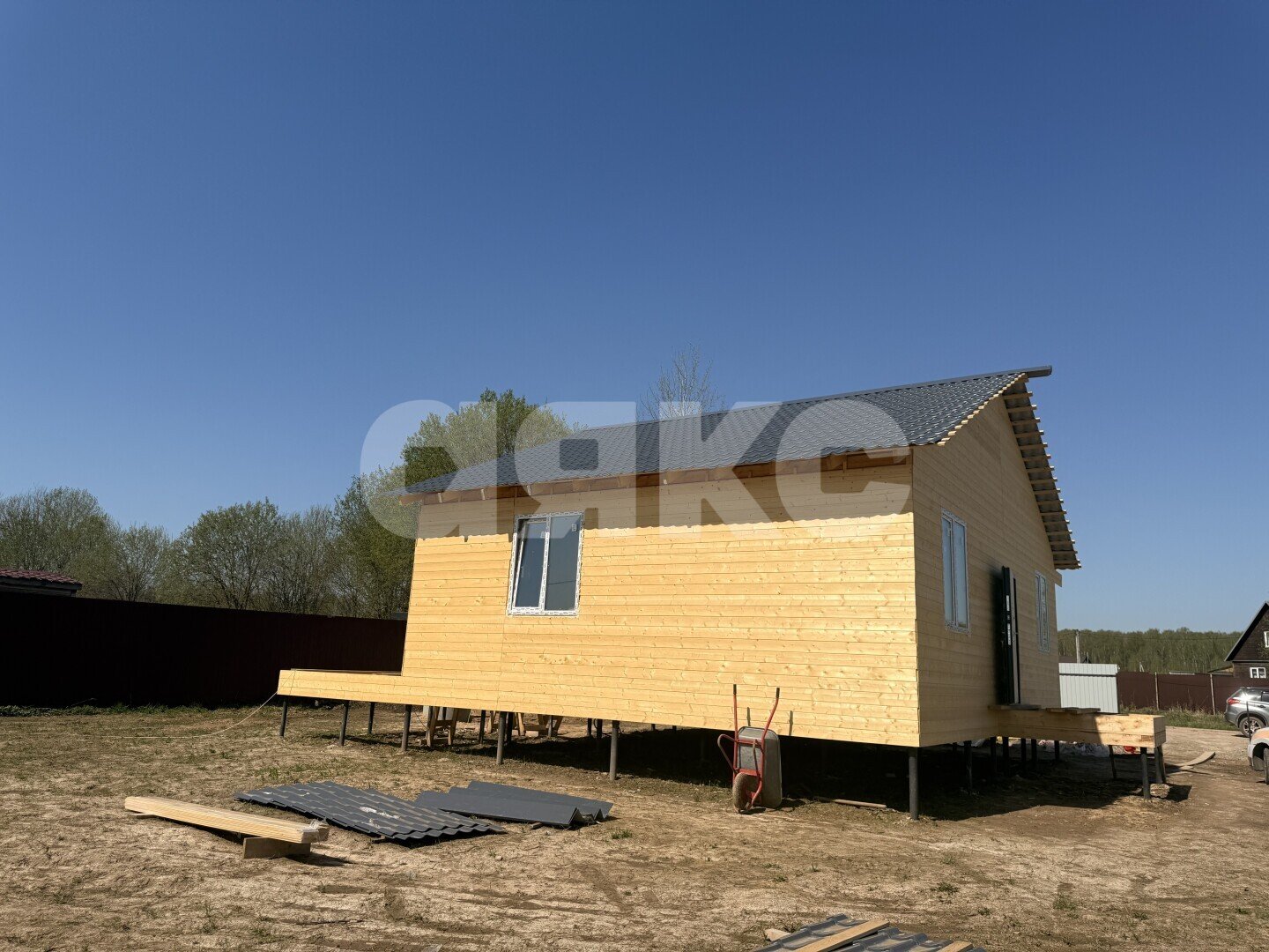 Фото №2: Дом <span class="whitespace-nowrap">80 м²</span> <span class="whitespace-nowrap">+ 7 сот.</span>, <span class="whitespace-nowrap">1 эт.</span> - Новомайково, 162