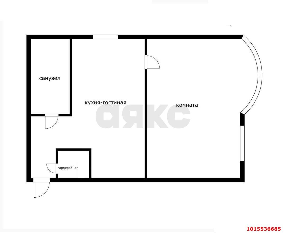Фото №15: 1-комнатная квартира 34 м² - Краснодар, ЖК Красная Площадь, Прикубанский внутригородской округ, мкр. жилой комплекс Нeo-квартал Красная Площадь, ул. Конгрессная, 19/3