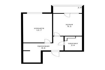 Фото №2: 1-комнатная квартира 36 м² - Пригородный, мкр. жилой комплекс Мини-полис Куб-А, ул. Сербская, 6к6