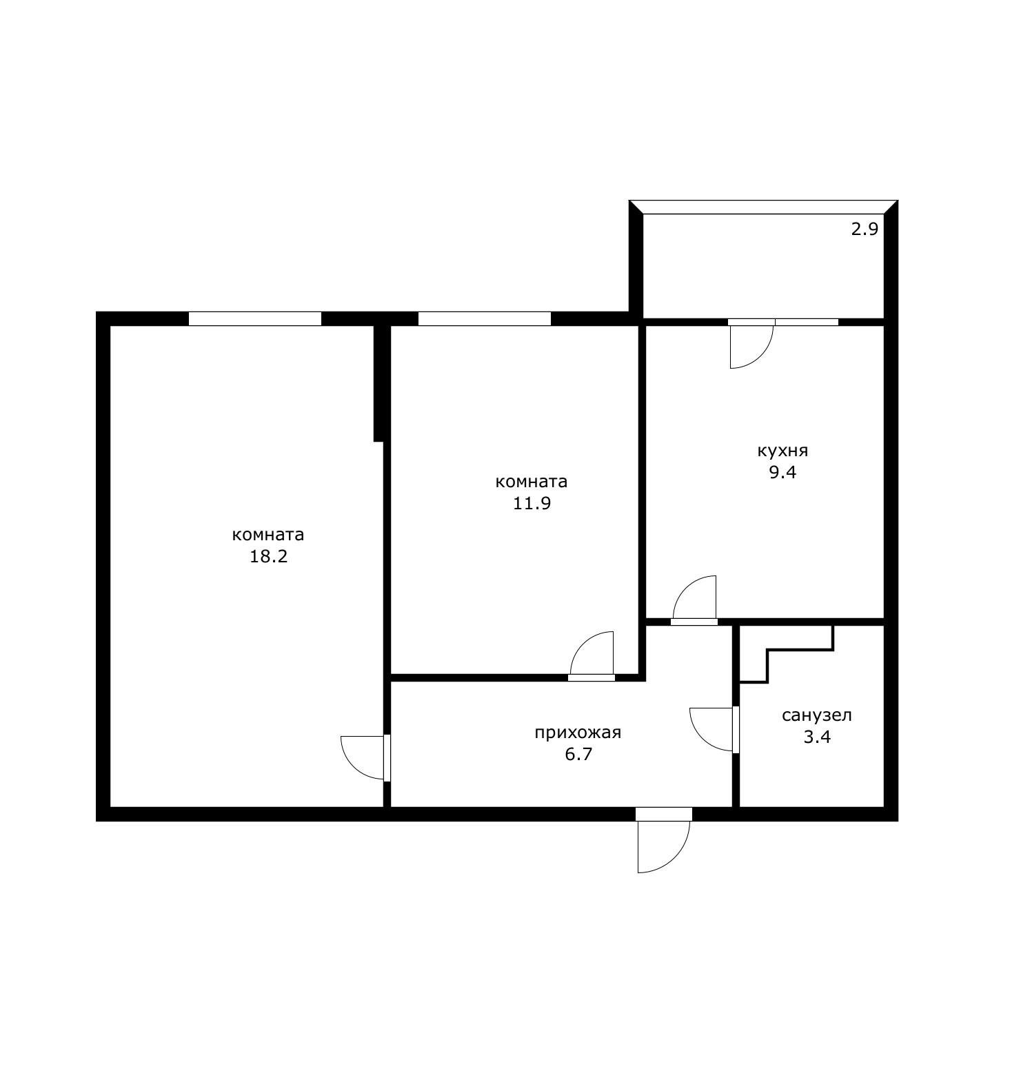Фото №2: 2-комнатная квартира 53 м² - Пригородный, Карасунский внутригородской округ, Алтайский, мкр. жилой комплекс Мини-полис Куб-А, ул. Сербская, 6к6
