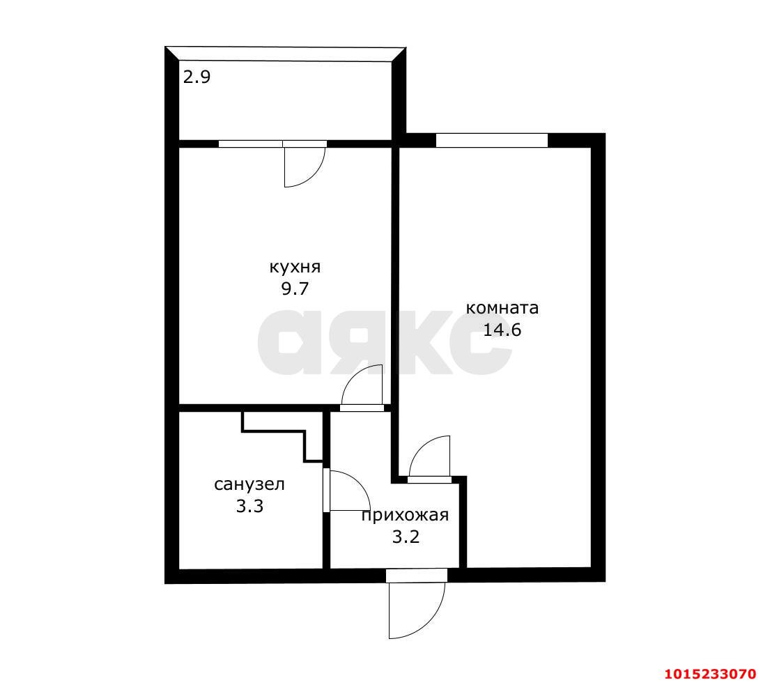 Фото №2: 1-комнатная квартира 33 м² - Пригородный, жилой комплекс Мини-полис Куб-А, ул. Сербская, 6к6
