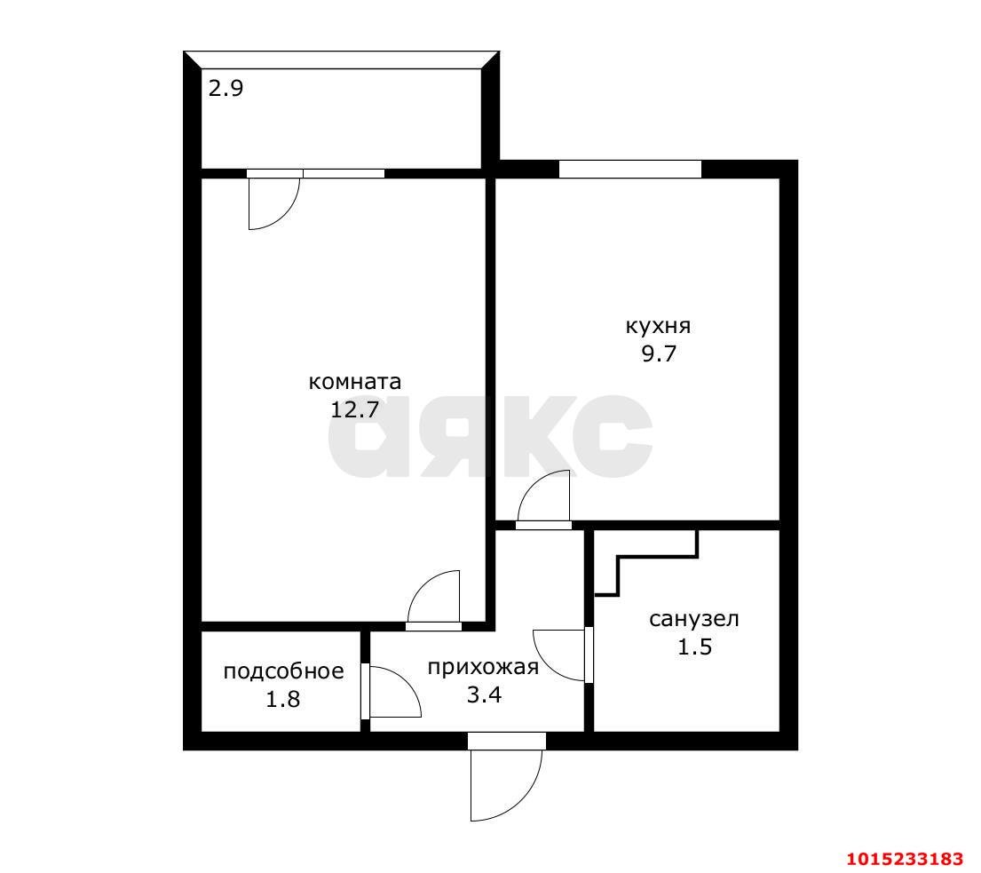 Фото №2: 1-комнатная квартира 32 м² - Пригородный, жилой комплекс Мини-полис Куб-А, ул. Сербская, 6к6