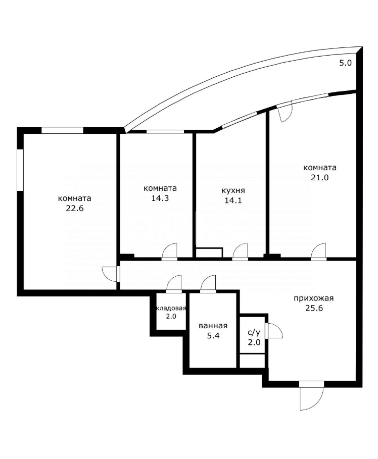 Фото №23: 3-комнатная квартира 111 м² - Реутов, 6А, ул. Некрасова, 17