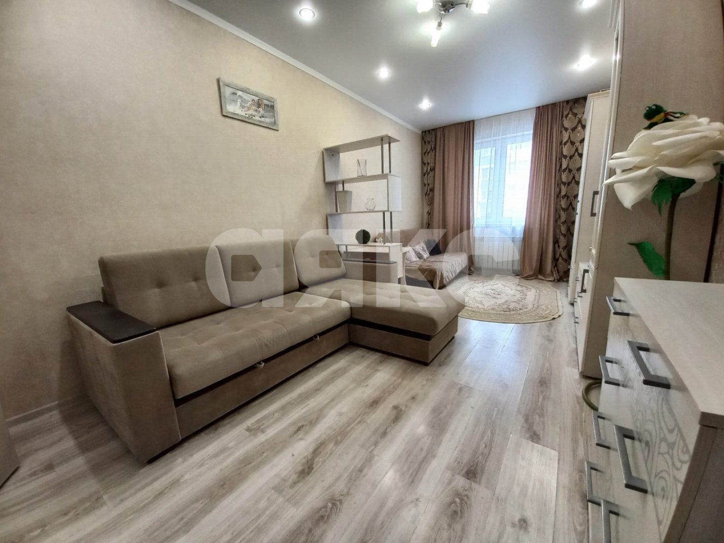 Фото №4: 1-комнатная квартира 42 м² - Анапа, жилой комплекс Радуга, ул. Парковая, 64Ак9