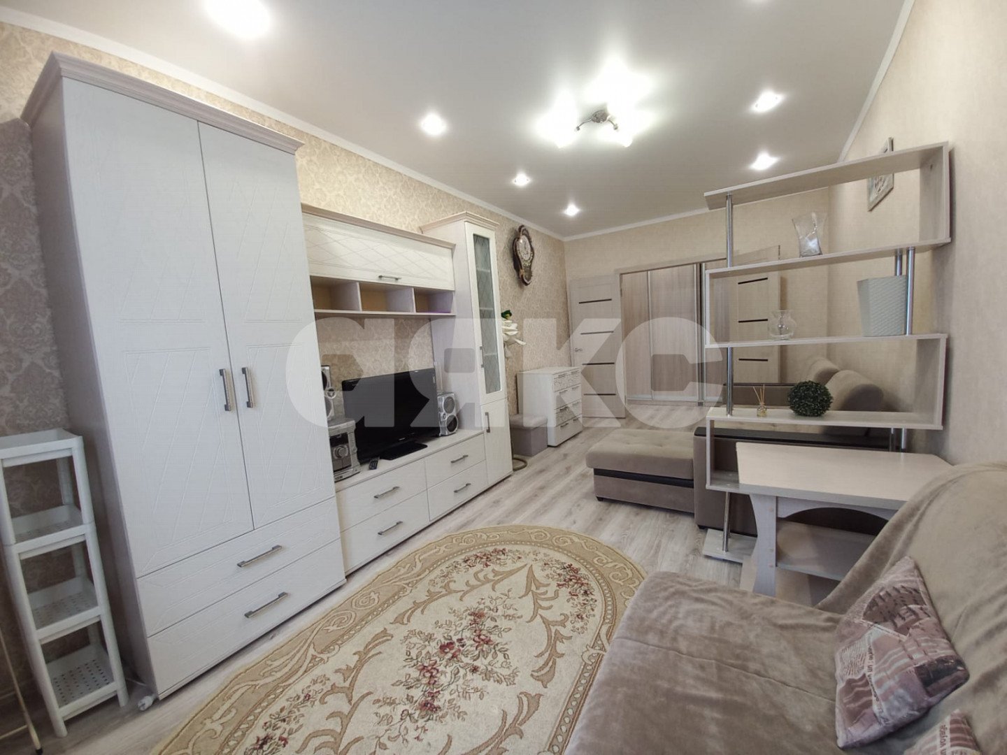 Фото №3: 1-комнатная квартира 42 м² - Анапа, жилой комплекс Радуга, ул. Парковая, 64Ак9