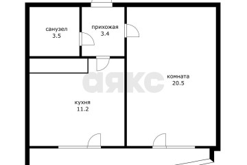 Фото №3: 1-комнатная квартира 46 м² - Краснодар, мкр. Черёмушки, ул. Обрывная, 22/1