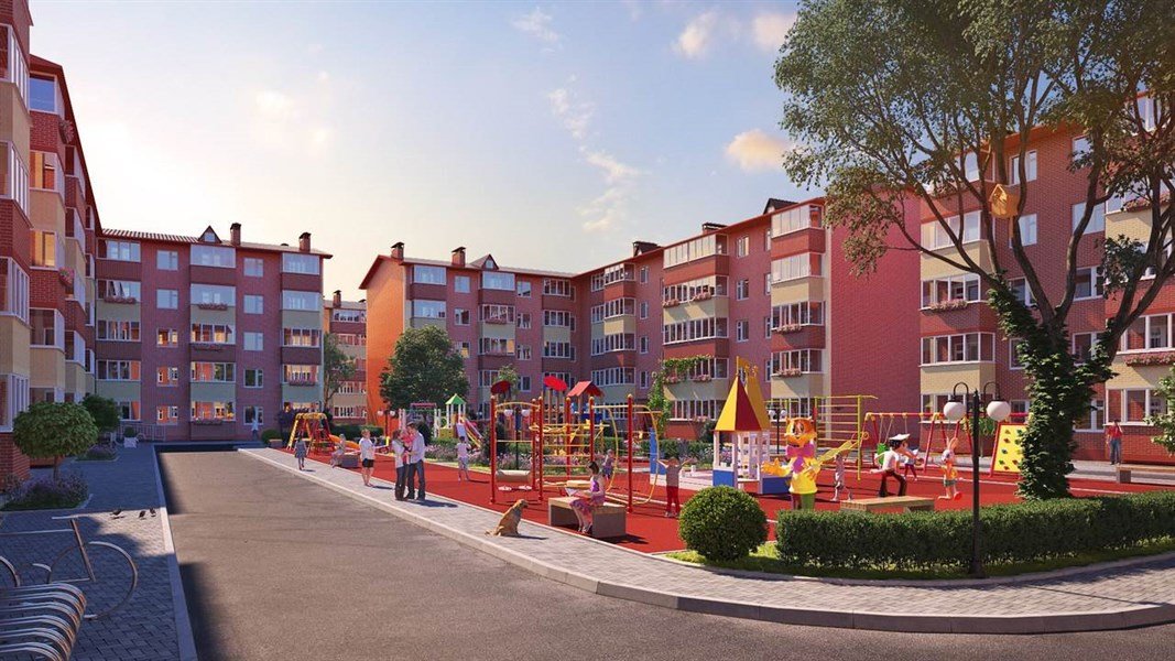 Фото №4: 2-комнатная квартира 40 м² - Яблоновский, мкр. жилой комплекс Дарград, ул. Тургеневское Шоссе, 33/5к35