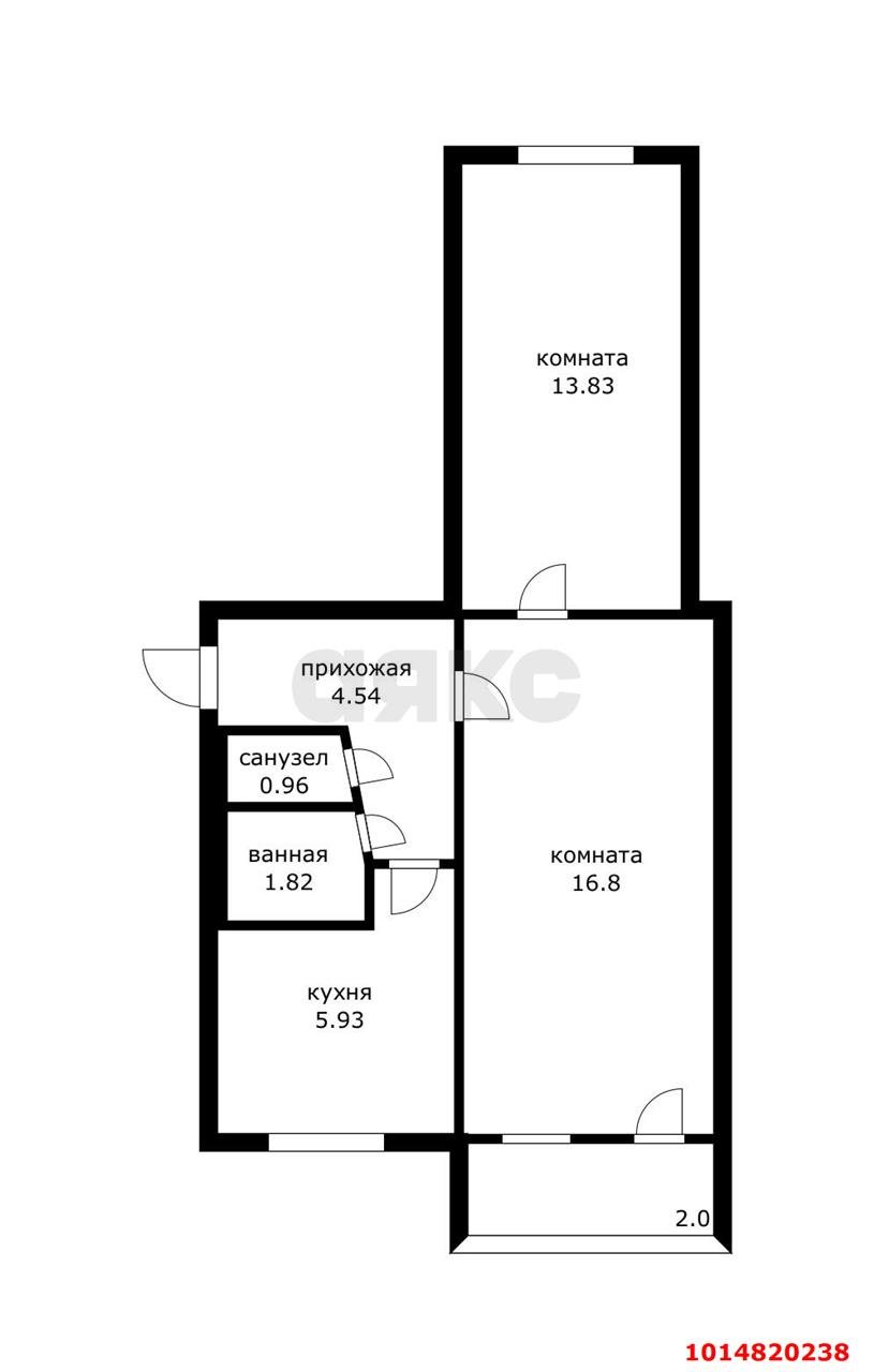Фото №14: 2-комнатная квартира 45 м² - Энем, ул. Фрунзе, 4