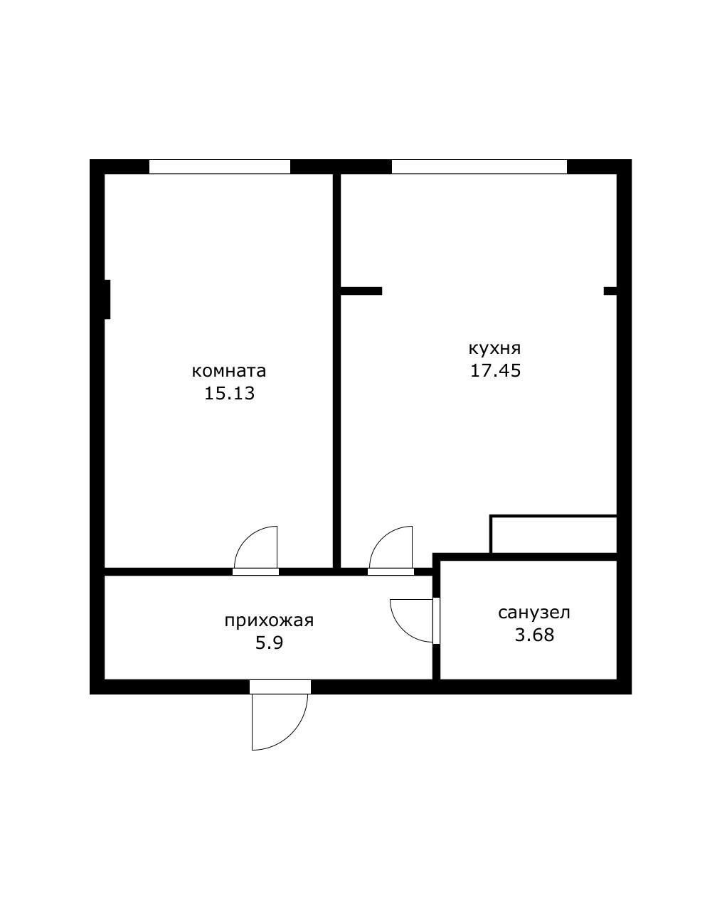 Фото №13: 1-комнатная квартира 47 м² - Новая Адыгея, ул. Тургеневское шоссе, 10А