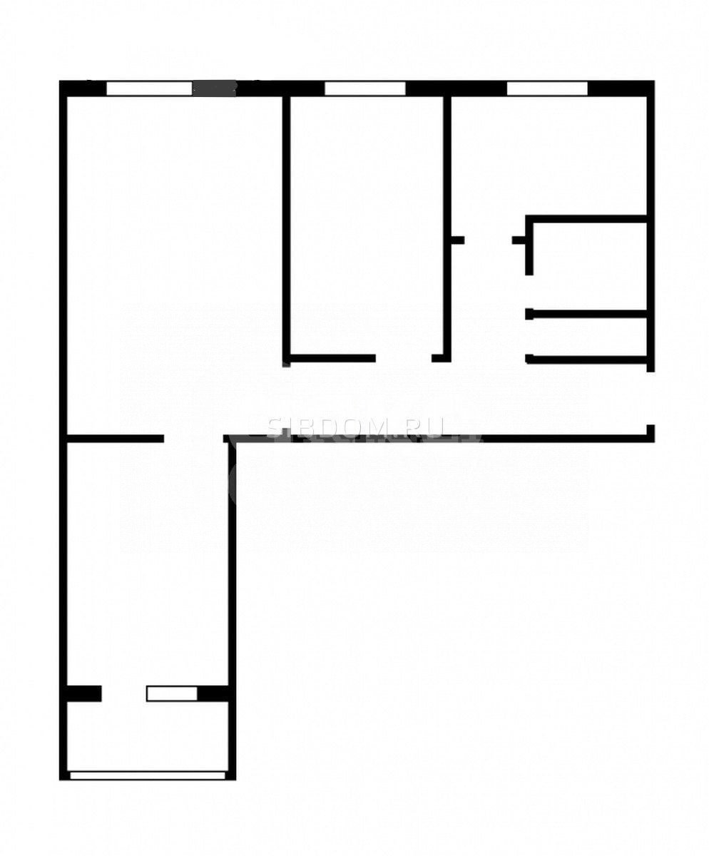 Фото №12: 3-комнатная квартира 61 м² - Симферополь, 429-й квартал, ул. Киевская, 116