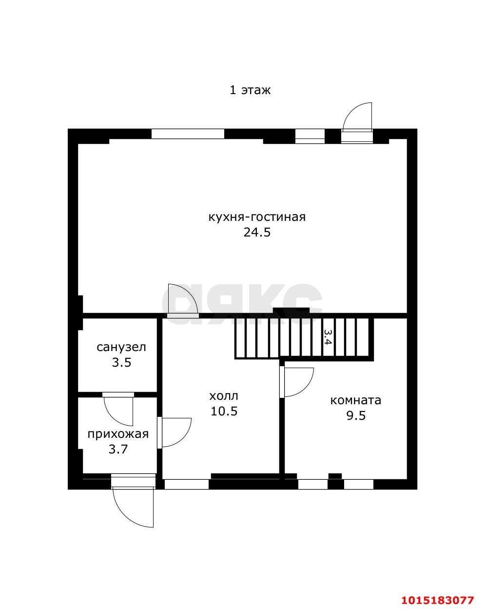 Фото №15: Таунхаус 140 м² + 5 сот. - Краснодар, Парковый, пр-д 4-й Архангельский, 10