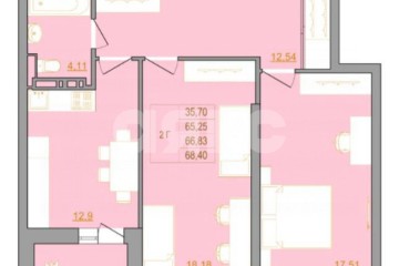 Фото №1: 2-комнатная квартира 68 м² - Ростов-на-Дону, мкр. жилой комплекс Новый Горизонт, 