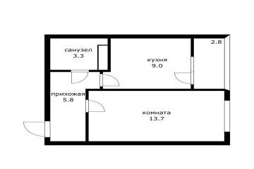 Фото №4: 1-комнатная квартира 34 м² - Краснодар, мкр. жилой комплекс Самолёт-3, ул. Константина Гондаря, 91