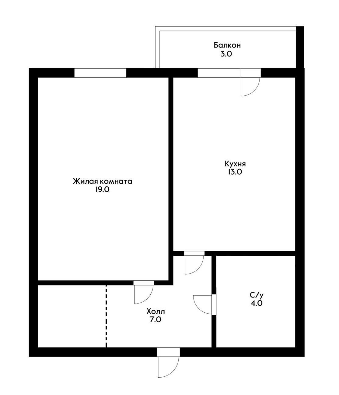 Фото №13: 1-комнатная квартира 42 м² - Краснодар, Карасунский внутригородской округ, мкр. Комсомольский, ул. Уральская, 166/2
