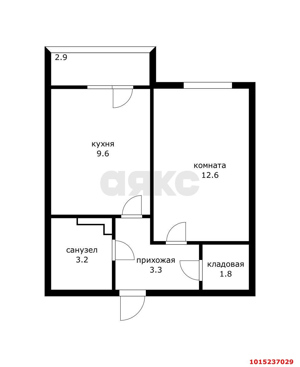 Фото №5: 1-комнатная квартира 32 м² - Пригородный, жилой комплекс Мини-полис Куб-А, ул. Феодосийская, 23/7