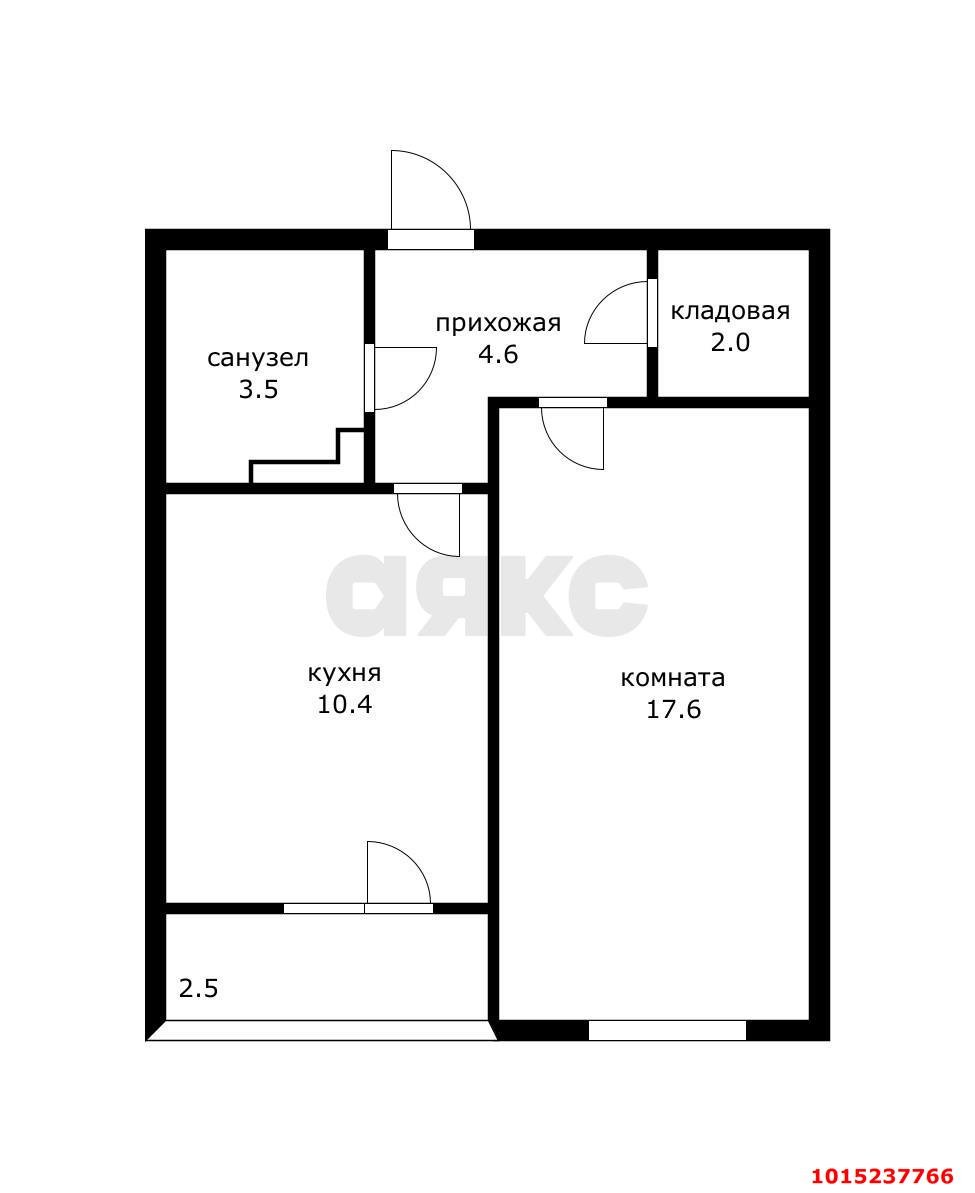 Фото №3: 1-комнатная квартира 41 м² - Пригородный, жилой комплекс Мини-полис Куб-А, ул. Сербская, 6к6