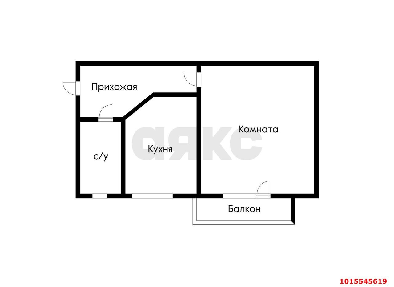 Фото №8: 1-комнатная квартира 40 м² - Новая Адыгея, жилой комплекс Тургеневский, ул. Тургеневское шоссе, 3/10