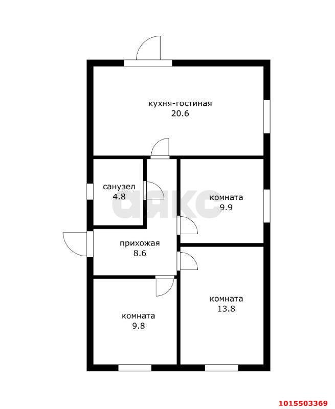 Фото №7: Дом 71 м² + 6 сот. - Днепровская, ул. Заречная, 17А