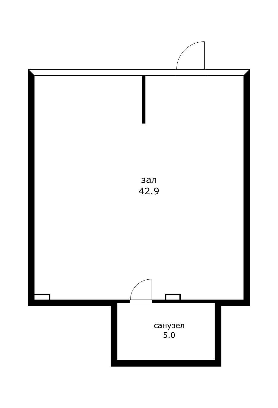 Фото №10: Коммерция 47 м² - Краснодар, Прикубанский внутригородской округ, мкр. жилой комплекс Друзья, ул. имени Генерала Брусилова, 28к3
